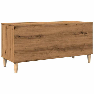 LP-levyjen säilytyskaappi tammi 100x38x48 cm tekninen puu