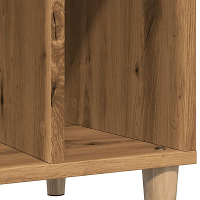 LP-levyjen säilytyskaappi tammi 100x38x48 cm tekninen puu
