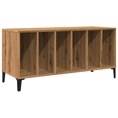 LP-levyjen säilytyskaappi tammi 100x38x48 cm tekninen puu