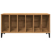LP-levyjen säilytyskaappi tammi 100x38x48 cm tekninen puu