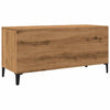 LP-levyjen säilytyskaappi tammi 100x38x48 cm tekninen puu