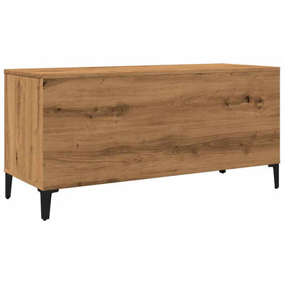 LP-levyjen säilytyskaappi tammi 100x38x48 cm tekninen puu