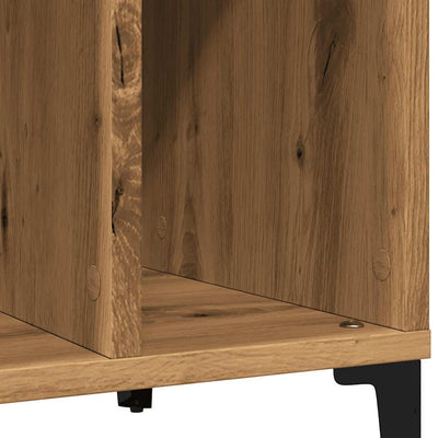 LP-levyjen säilytyskaappi tammi 100x38x48 cm tekninen puu