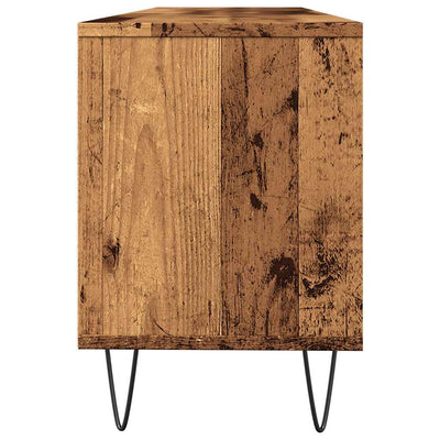 TV-taso vanhaa puuta 150x30x44,5 cm tekninen puu