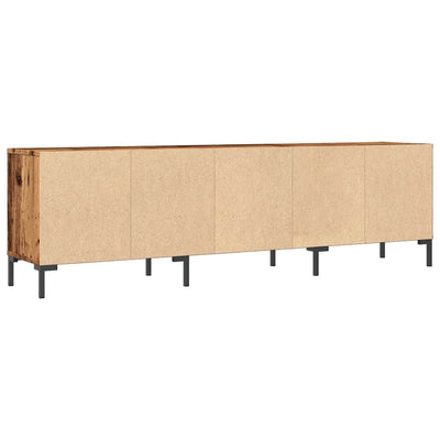 TV-taso vanhaa puuta 150x30x44,5 cm tekninen puu