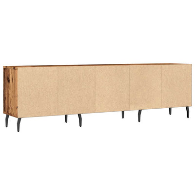 TV-taso vanhaa puuta 150x30x44,5 cm tekninen puu