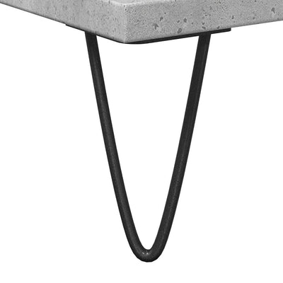 Betoninharmaa pesuallaskaappi Papava 65x33x60cm (puinen)