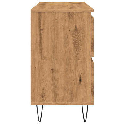 Kylpyhuoneen kaappi artesaani tammi 80x33x60 cm tekninen puu