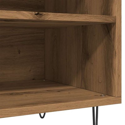 LP-levyjen säilytyskaappi artesaani tammi 84,5x38x48 cm puu
