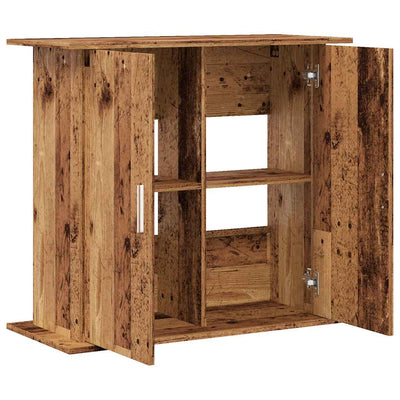 Akvaarioteline vanha puu 81x36x73 cm tekninen puu