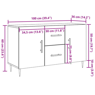 Senkki vanha puu 100x36x60 cm tekninen puu