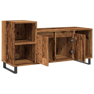TV-taso vanhaa puuta 100x35x55 cm tekninen puu