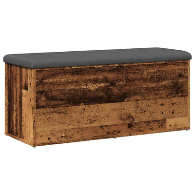 Säilytyspenkki vanhaa puuta 102x42x45 cm lastulevy