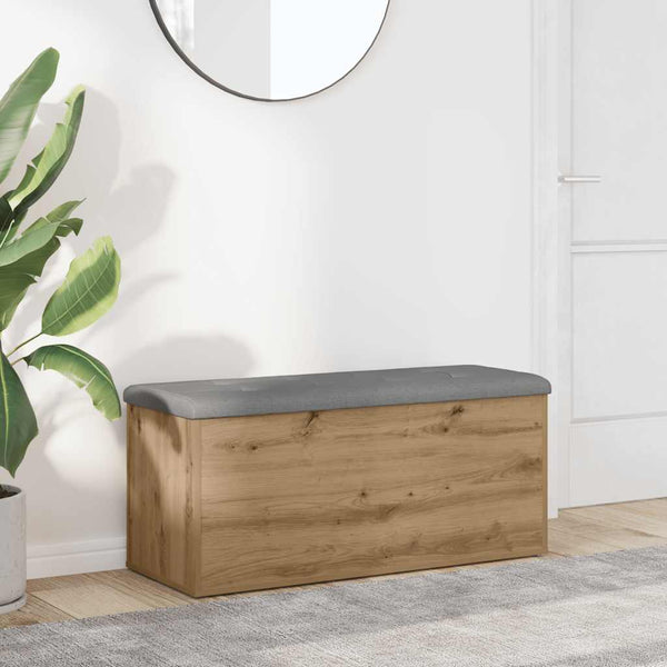 Säilytyspenkki Artisan Oak 102x42x45 cm Puu
