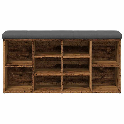 Kenkäteline vanha puu 102x32x50 cm tekninen puu