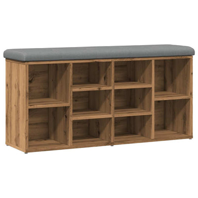 kenkäpenkki Artisan Oak 102x32x50 cm Engineered Wood