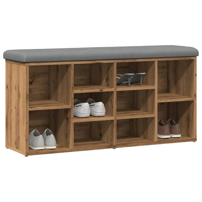 kenkäpenkki Artisan Oak 102x32x50 cm Engineered Wood