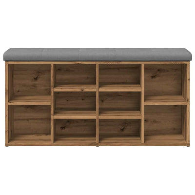 kenkäpenkki Artisan Oak 102x32x50 cm Engineered Wood
