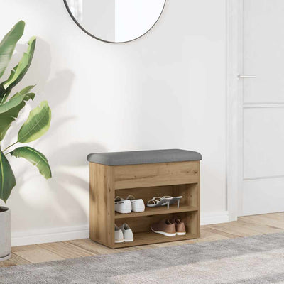 kenkäpenkki Artisan Oak 62x32x50 cm Engineered Wood