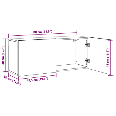 Tammi tv-kaappi Kincsnicom 100x30x41cm (seinäkiinnitettävä käsityöläinen)