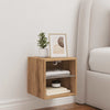 TV-seinäkaappi LED-valoilla Artisan Oak 30x28,5x30 cm