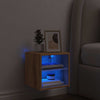 TV-seinäkaappi LED-valoilla Artisan Oak 30x28,5x30 cm