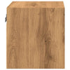 TV-seinäkaappi LED-valoilla Artisan Oak 30x28,5x30 cm