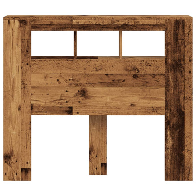 Sängynpääty led-valot Dionisios 120x18,5x103,5cm (puinen)