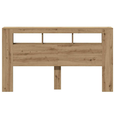 Artesaani tammi sängynpääty led-valoilla Dionisios 180x18,5x103,5cm (puu)