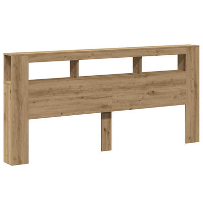 Artesaani tammi sängynpääty led-valoilla Dionisios 220x18,5x103,5cm (puu)