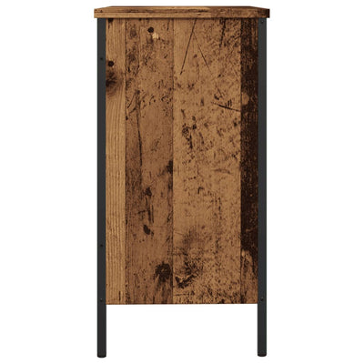 Pesuallaskaappi vanha puu 80x30x60 cm tekninen puu