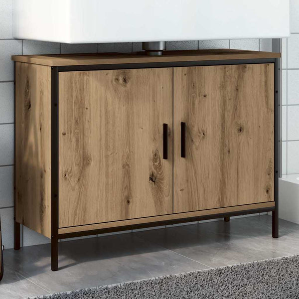 Pesuallaskaappi artesaani tammi 80x30x60 cm tekninen puu