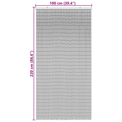 Hyönteisoviverho Bambuprintti 100x220 cm Bambu