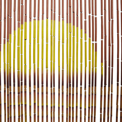 Hyönteisoviverho Palmukuvio 100x200 cm Bambu