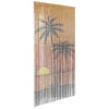 Hyönteisoviverho Palmukuvio 100x220 cm Bambu
