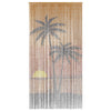Hyönteisoviverho Palmukuvio 100x220 cm Bambu