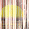 Hyönteisoviverho Palmukuvio 100x220 cm Bambu