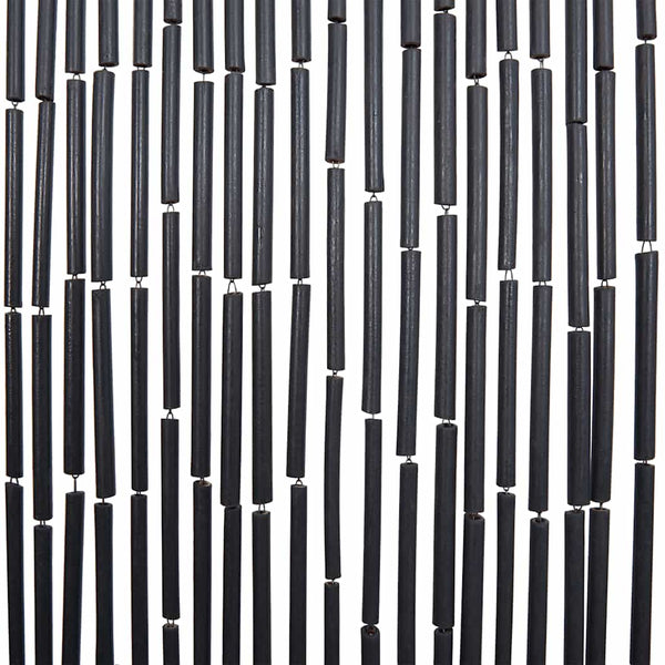 Tummanharmaa hyönteisoviverho Petcov 56x185cm (bambu)