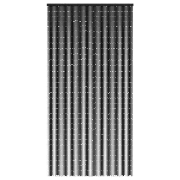 Tummanharmaa hyönteisoviverho Petcov 90x220cm (bambu)