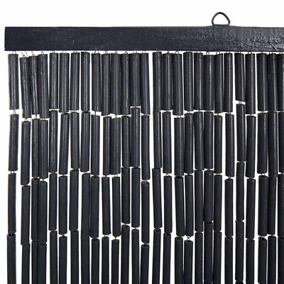 Hyönteisoviverho Tummanharmaa 90x220 cm Bambu