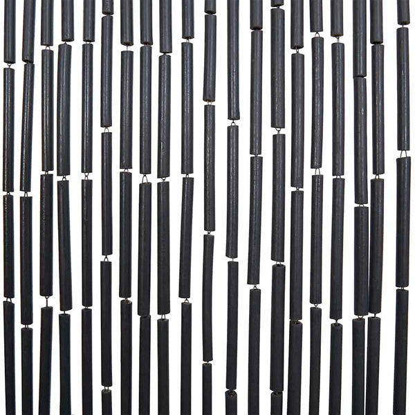 Tummanharmaa hyönteisoviverho Petcov 100x220cm (bambu)