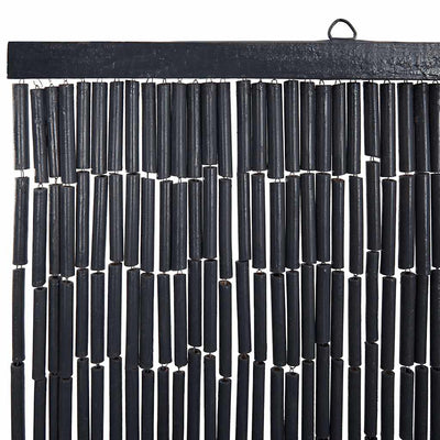 Hyönteisoviverho Tummanharmaa 120x220 cm Bambu
