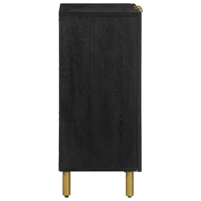 senkki Musta 60x33x75 cm suunniteltu puu