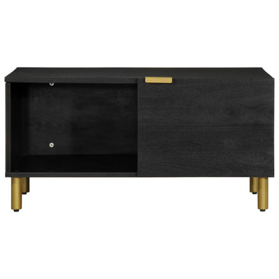 Musta sohvapöytä Crisanda 80x50x40cm (puinen)