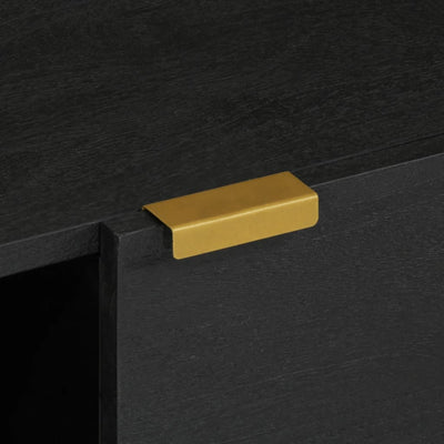 Musta sohvapöytä Crisanda 80x50x40cm (puinen)