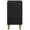 Musta yöpöytäkaappi Tostain 50x33x60cm (puinen)