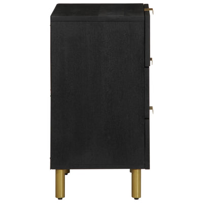 Musta yöpöytä Brancu 50x33x62cm (puinen)