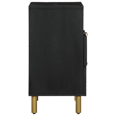 Musta yöpöytä Nistoras 50x33x62cm (puinen)