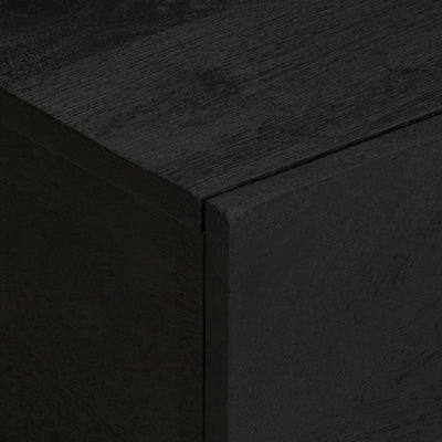 Musta sohvapöytä Shadi 100x54x40cm (suunniteltu puu)
