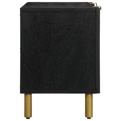 Musta tv kaappi Doralin 105x33x46cm (suunniteltu puu)